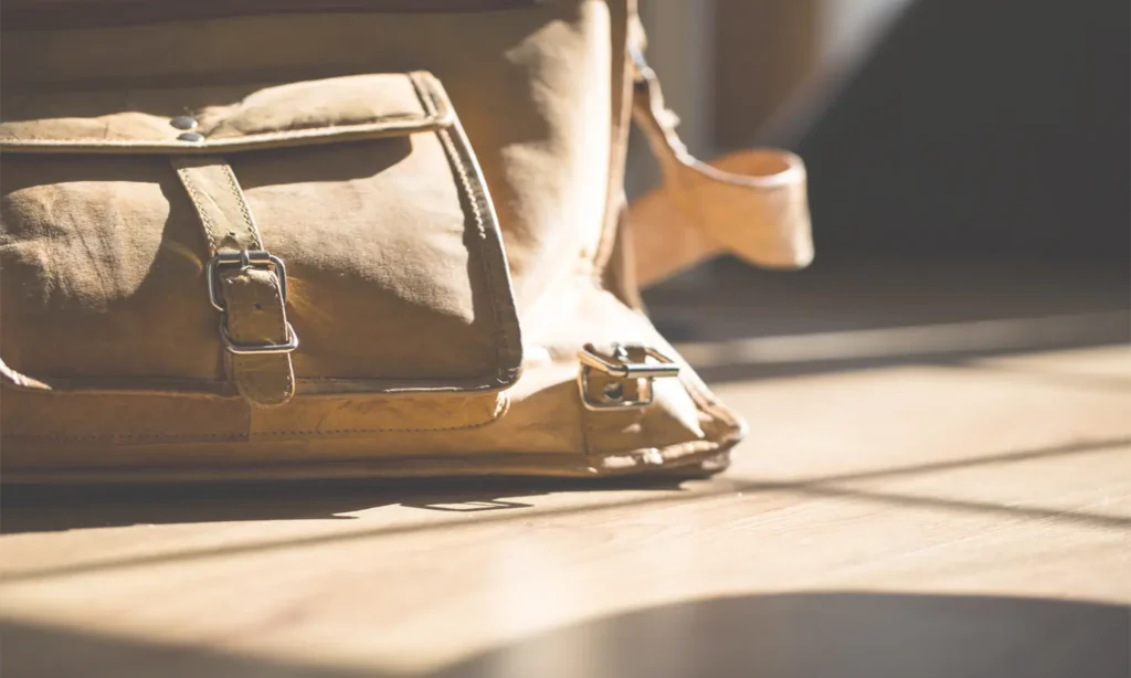 Close-up of bag by Brooklyn Bag