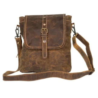 Brown Beauty Leather Shoulder Bag from Brooklyn Bag at Moosestrum.com