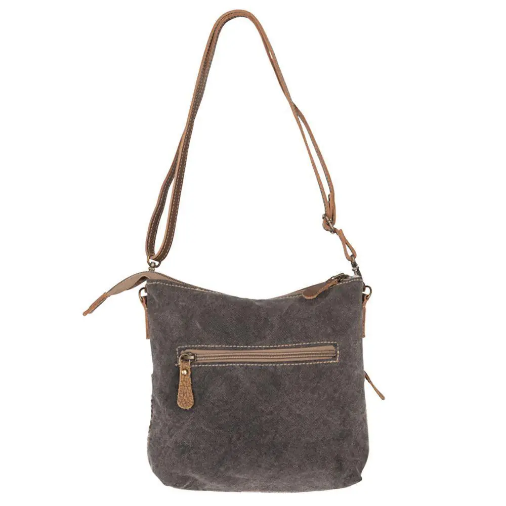 Coffee Canvas Small Crossbody from Brooklyn Bag at Moosestrum.com