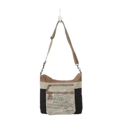 Double Zipper Crossbody Bag from Brooklyn Bag at Moosestrum.com
