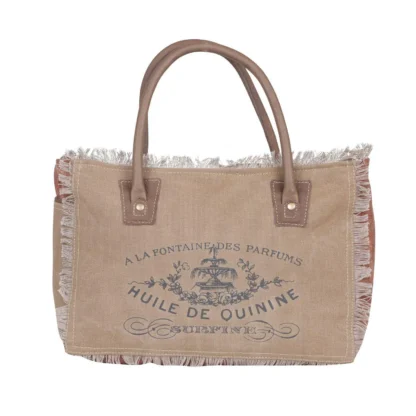 Ecru Small Tote from Brooklyn Bag at Moosestrum.com