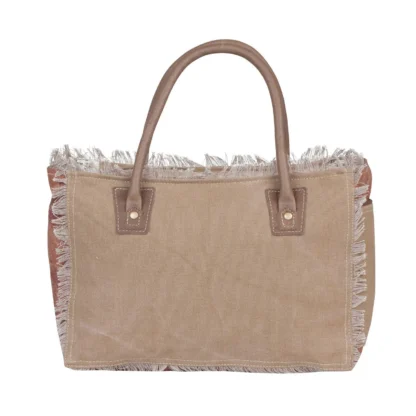 Ecru Small Tote from Brooklyn Bag at Moosestrum.com