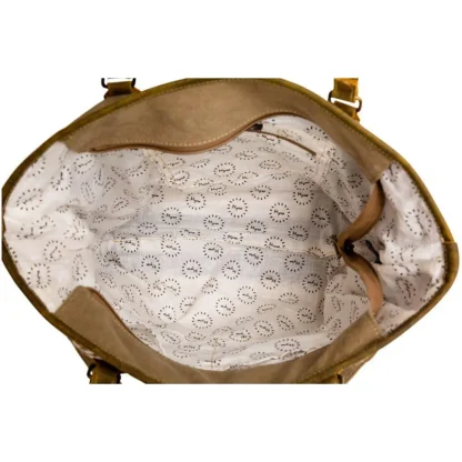 Floret Tweed Western Tote Shoulder Bag from Brooklyn Bag at Moosestrum.com