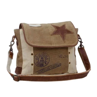 Leather Star Shoulder Bag from Brooklyn Bag at Moosestrum.com