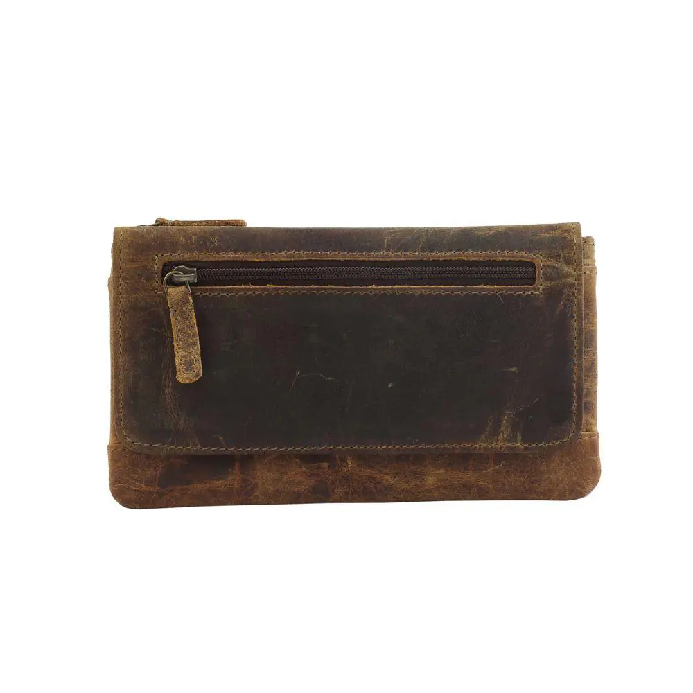 Oak Fire Leather Wallet from Brooklyn Bag at Moosestrum.com
