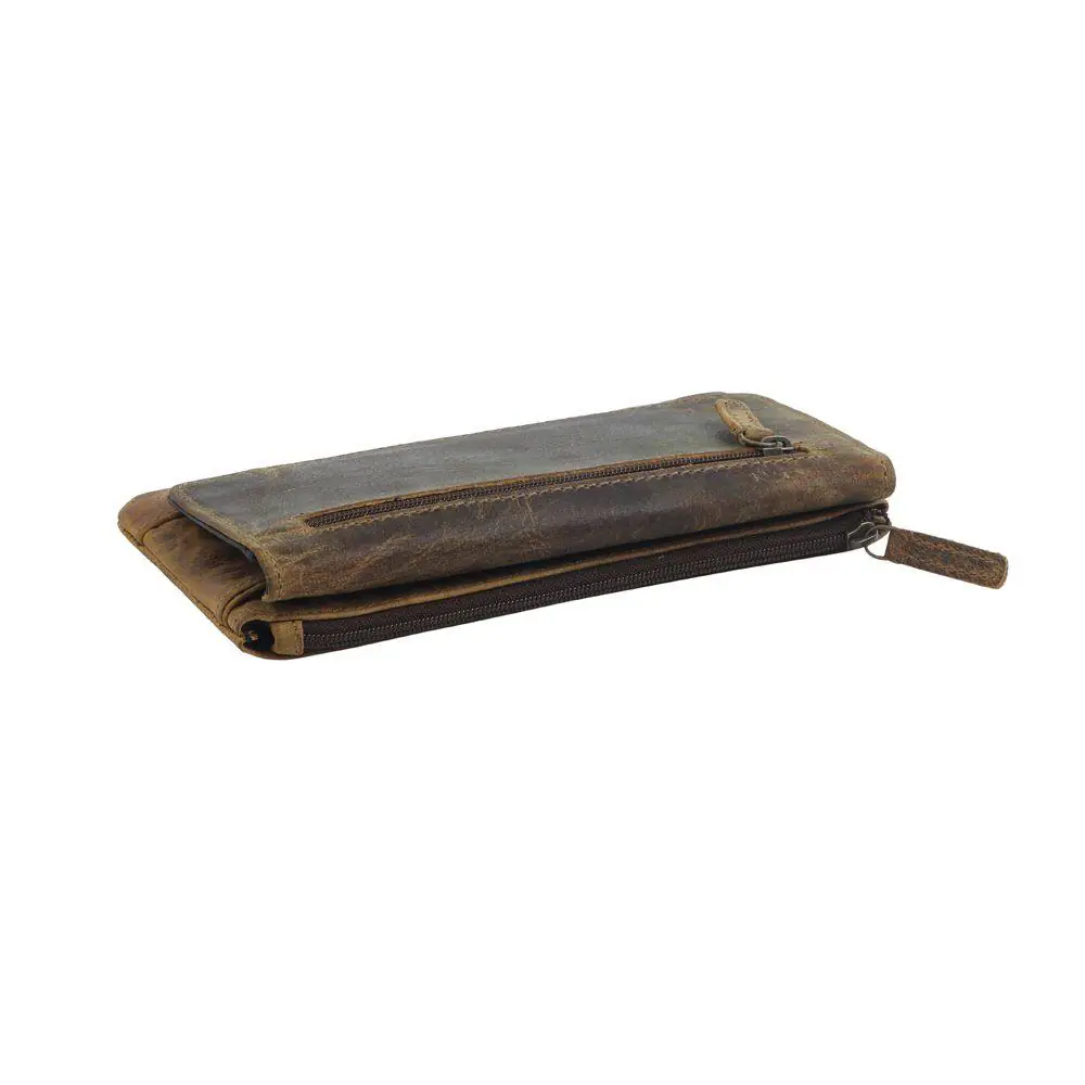 Oak Fire Leather Wallet from Brooklyn Bag at Moosestrum.com