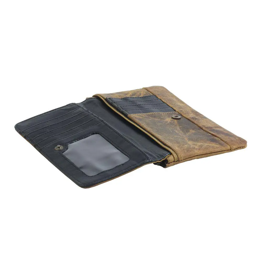 Oak Fire Leather Wallet from Brooklyn Bag at Moosestrum.com