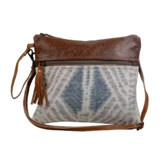 Pastel Embossed Leather Small Crossbody Bag from Brooklyn Bag at Moosestrum.com