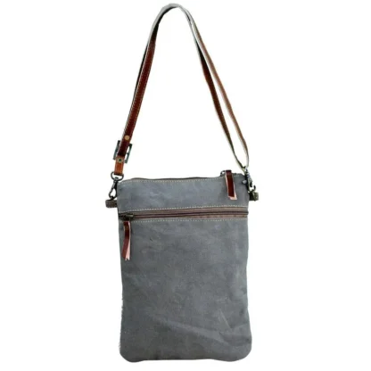 Pattern and Leather Passport Bag from Brooklyn Bag at Moosestrum.com