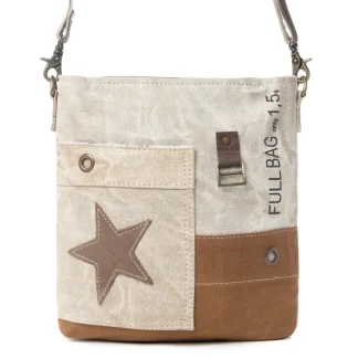 Leather Star Small Crossbody Shoulder Bag