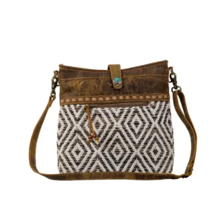 Sand Tweed Western Shoulder Bag