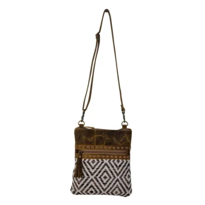 Sand Weaver Small Crossbody Bag from Brooklyn Bag at Moosestrum.com