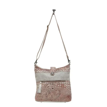Smokey Leather & Hairon Shoulder Bag from Brooklyn Bag at Moosestrum.com