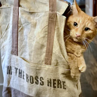 The Odin Canvas Pet Tote Bag