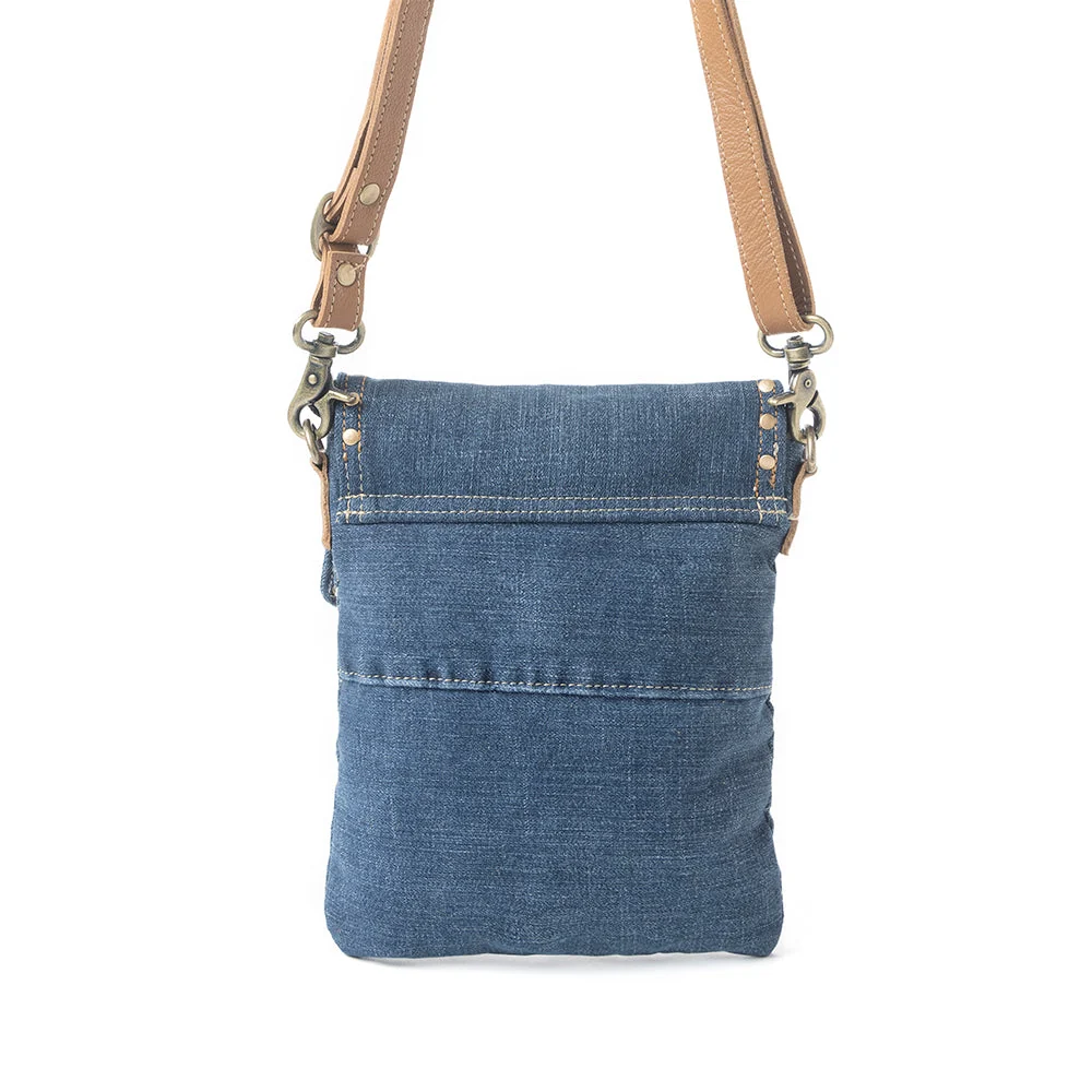 Dahlia Denim Crossbody Bag - Image 3