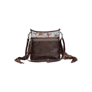 Etchings Leather & Hairon Fringe Shoulder Bag