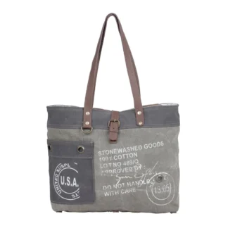 U.S.A. Stamp Shoulder Tote Bag