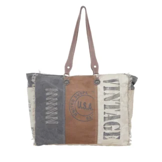Vintage USA Canvas Weekender Bag