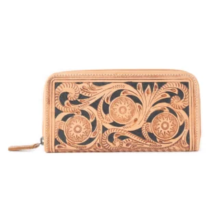 Loki Hand-Tooled Leather RFID Blocking Wallet