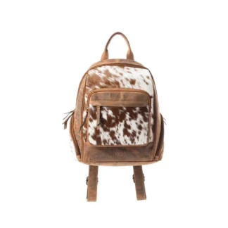 Mountain Range Backpack Bag Dark Brown
