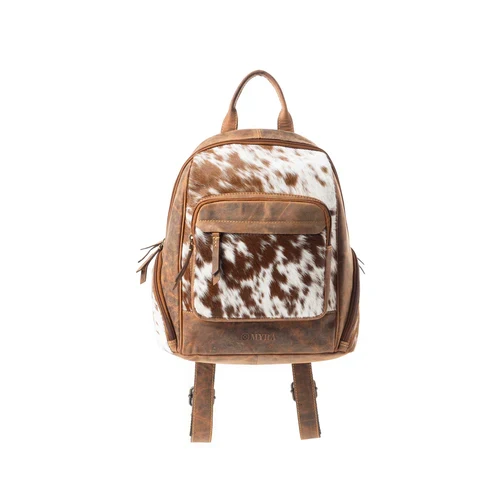 Mountain Range Backpack Bag Dark Brown