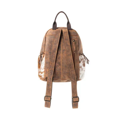 Mountain Range Backpack Bag Dark Brown - Image 3