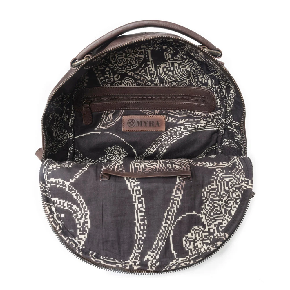 Midnight Rodeo Leather Backpack in Espresso Brown - Image 2