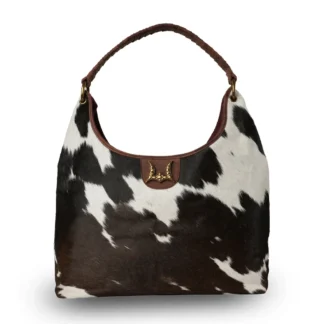 Loyal West Conceal Carry Black & White Cowhide With Oiled Ruby Leather