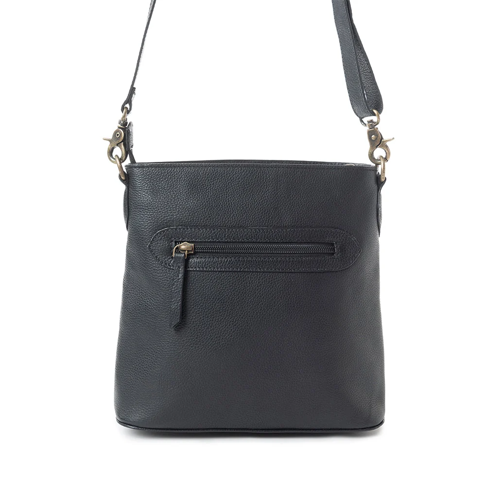 Glorious Rangelands Crossbody Bag In Black And White - Image 3