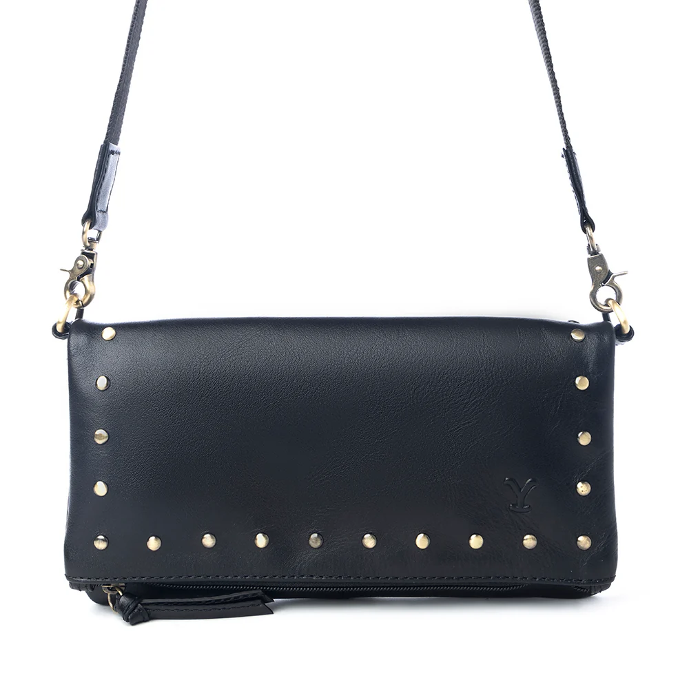 Yellowstone Palisade Clutch Crossbody Bag with Rivets