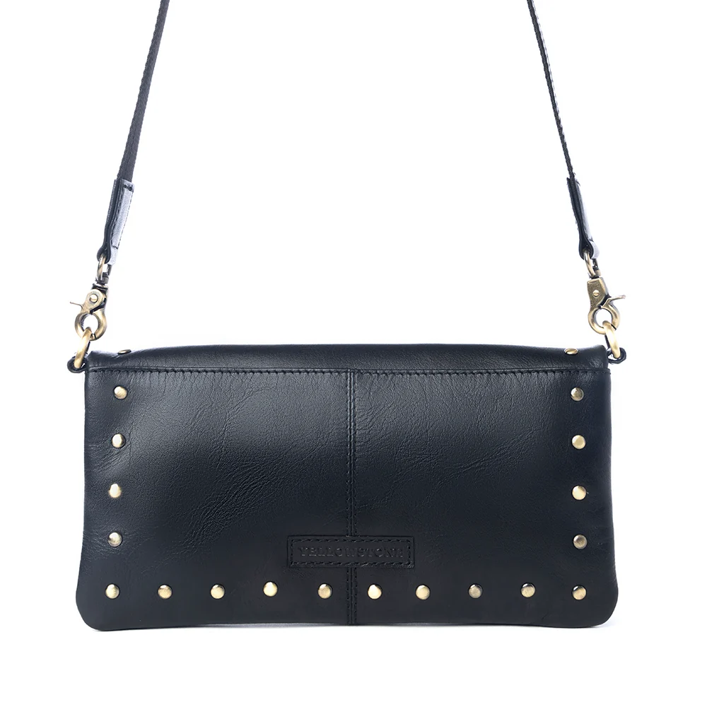 Yellowstone Palisade Clutch Crossbody Bag with Rivets - Image 2