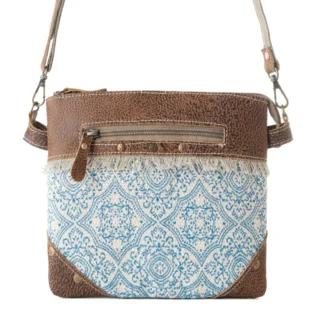 Inkwild Blue Vintage Small Crossbody Bag