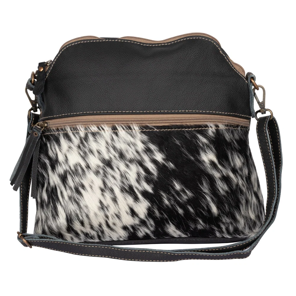 Euphoria Leather & Hairon Shoulder Crossbody Bag