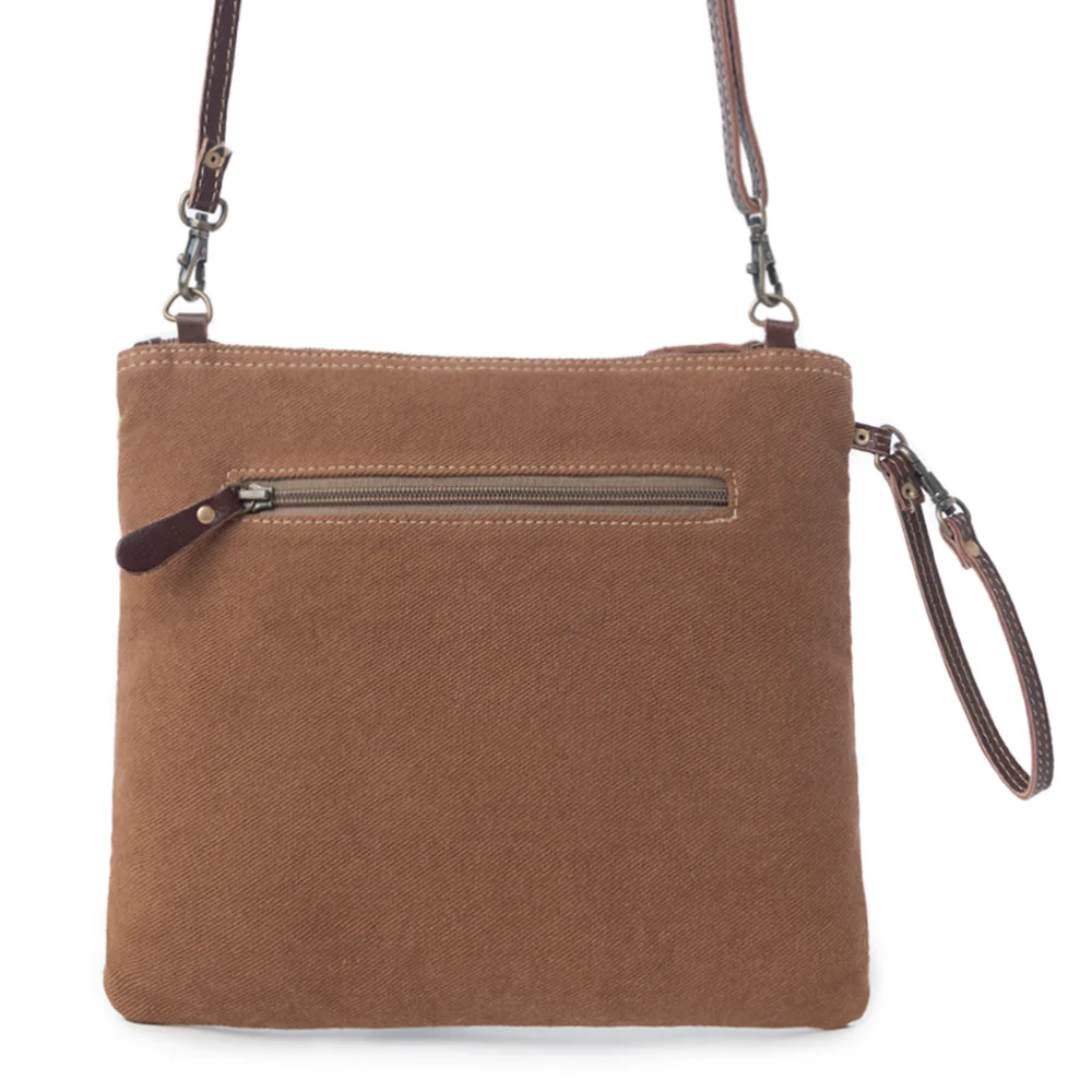 Blue Isle Embossed Leather Crossbody Bag - Image 2