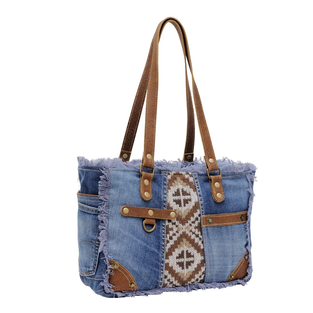 Sofia Denim Tote - Image 2