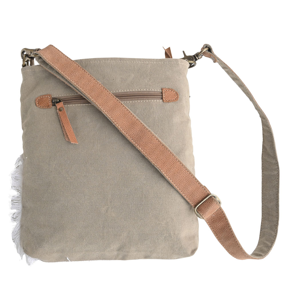 American Horse Double Zipper Crossbody Bag - Image 2