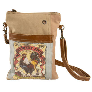 Rooster Passport Bag