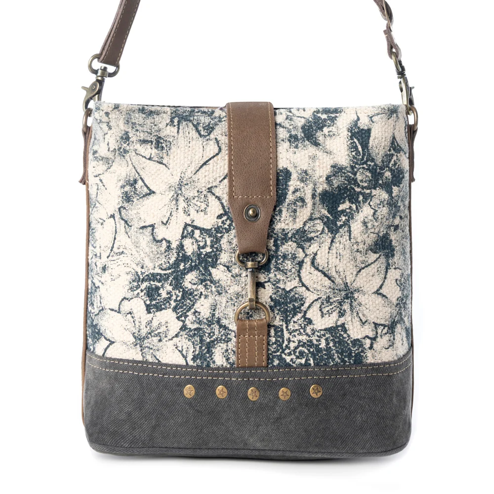 Frostbloom Vintage Shoulder Bag
